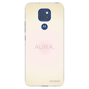 Picasee Motorola Moto G9 Play Hülle - Transparentes Silikon - Aura