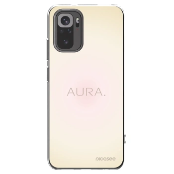 Picasee Xiaomi Redmi Note 10S Hülle - Transparentes Silikon - Aura