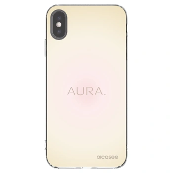 Picasee Apple iPhone XS Max Hülle - Transparentes Silikon - Aura