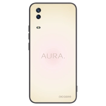 Picasee Vivo Y11s Hülle - Schwarzes Silikon - Aura
