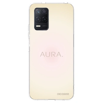 Picasee Realme 8 5G Hülle - Transparentes Silikon - Aura