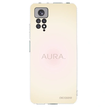 Picasee Xiaomi Redmi Note 11 Hülle - Transparentes Silikon - Aura