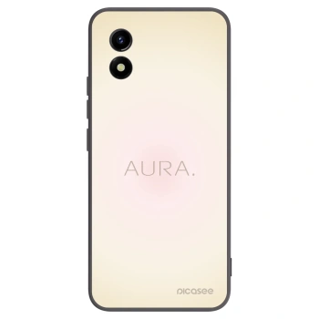 Picasee Vivo Y01 Hülle - Schwarzes Silikon - Aura