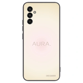 Picasee Samsung Galaxy M13 M135F Hülle - Schwarzes Silikon - Aura