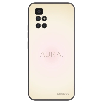 Picasee Xiaomi Redmi 10 (2022) Hülle - Schwarzes Silikon - Aura