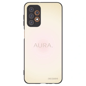 Picasee Samsung Galaxy A23 A235F 4G Hülle - Schwarzes Silikon - Aura