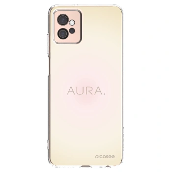 Picasee Motorola Moto G32 Hülle - Transparentes Silikon - Aura
