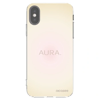Picasee Apple iPhone X/XS Hülle - Transparentes Silikon - Aura
