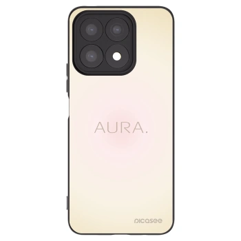 Picasee Honor X8a Hülle - Schwarzes Silikon - Aura