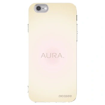 Picasee Apple iPhone 6/6S Hülle - Transparentes Silikon - Aura