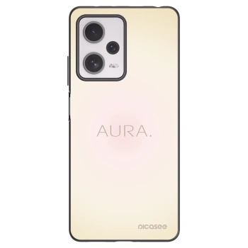 Picasee Xiaomi Redmi Note 12 Pro+ 5G Hülle - Schwarzes Silikon - Aura