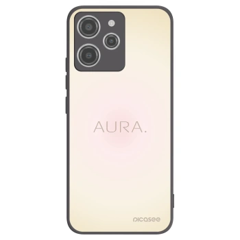 Picasee Xiaomi Redmi 12 4G Hülle - Schwarzes Silikon - Aura