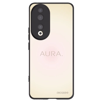 Picasee Honor 90 5G Hülle - Schwarzes Silikon - Aura