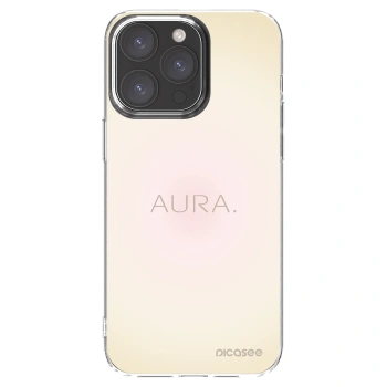Picasee Apple iPhone 15 Pro Max Hülle - Transparentes Silikon - Aura