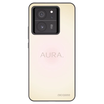 Picasee Xiaomi 13T Hülle - Schwarzes Silikon - Aura