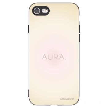 Picasee Apple iPhone 7 Hülle - Schwarzes Silikon - Aura