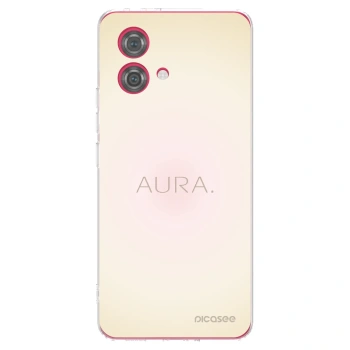 Picasee Motorola Moto G84 5G Hülle - Transparentes Silikon - Aura