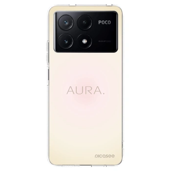 Picasee Xiaomi Poco X6 Pro Hülle - Transparentes Silikon - Aura