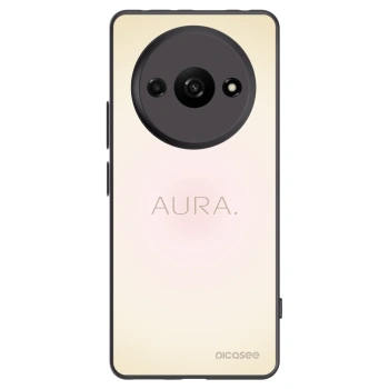 Picasee Xiaomi Redmi A3 Hülle - Schwarzes Silikon - Aura