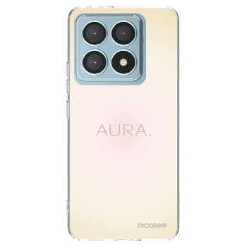 Picasee Xiaomi 14T Pro Hülle - Transparentes Silikon - Aura
