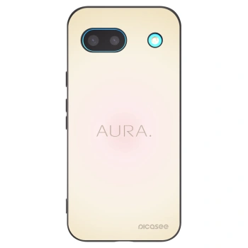 Picasee Google Pixel 8a Hülle - Schwarzes Silikon - Aura