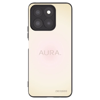 Picasee Honor X8c Hülle - Schwarzes Silikon - Aura