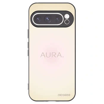Picasee Google Pixel 9 Pro Hülle - Schwarzes Silikon - Aura