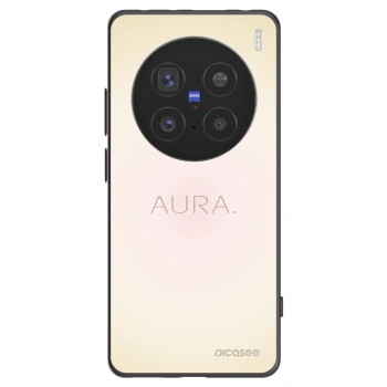 Picasee Vivo X200 Pro Hülle - Schwarzes Silikon - Aura