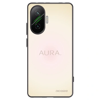Picasee Xiaomi Poco F7 Pro 5G Hülle - Schwarzes Silikon - Aura