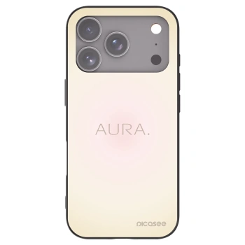 Picasee Apple iPhone 17 Pro Hülle - Schwarzes Silikon - Aura