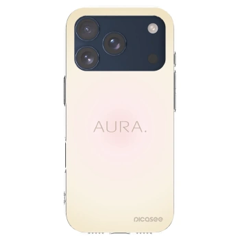 Picasee Apple iPhone 17 Pro Hülle - Transparentes Silikon - Aura