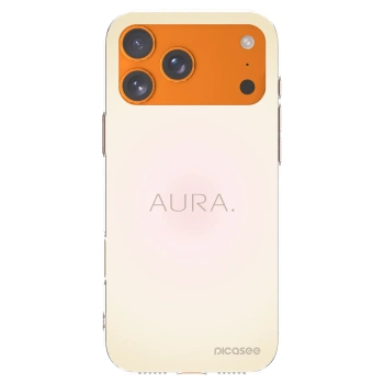 Picasee Apple iPhone 17 Pro Max Hülle - Transparentes Silikon - Aura