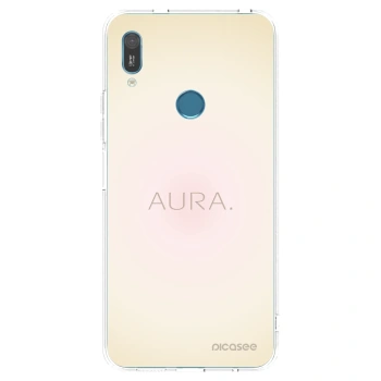 Picasee Huawei Y6 2019 Hülle - Transparentes Silikon - Aura