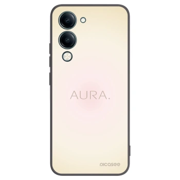 Picasee Vivo Y29s 5G Hülle - Schwarzes Silikon - Aura