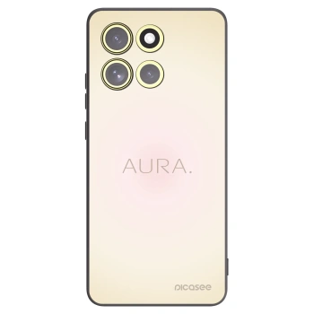Picasee Motorola Moto G86 Power 5G Hülle - Schwarzes Silikon - Aura