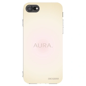 Picasee Apple iPhone SE 2020 Hülle - Transparentes Silikon - Aura