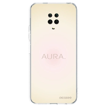 Picasee Xiaomi Redmi Note 9 Pro Hülle - Transparentes Silikon - Aura