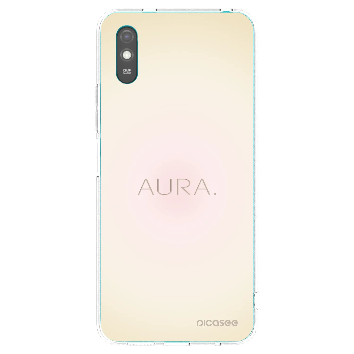 Picasee Xiaomi Redmi 9A Hülle - Transparentes Silikon - Aura