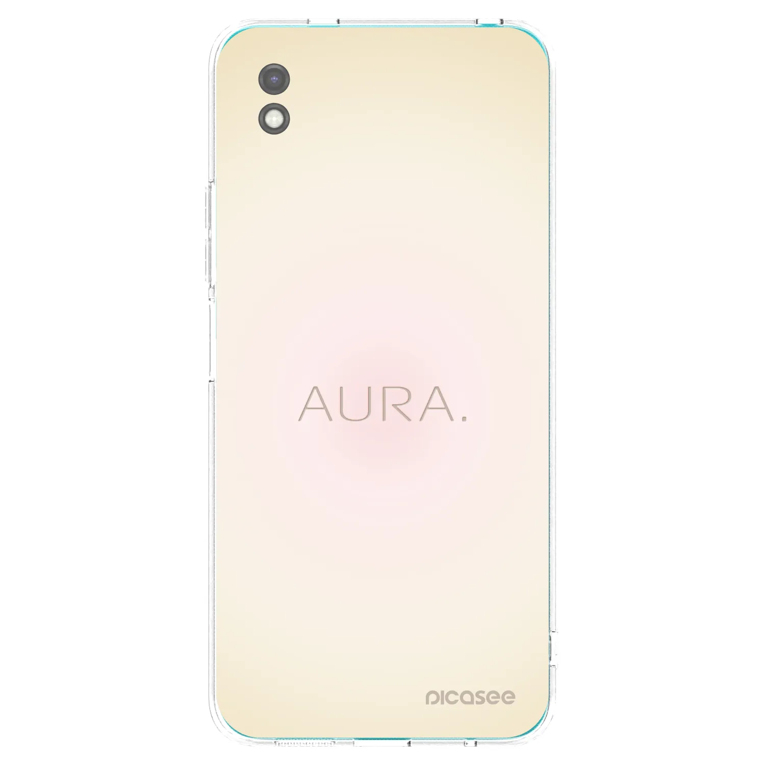 Picasee Xiaomi Redmi 9A Hülle - Schwarzes Silikon - Aura