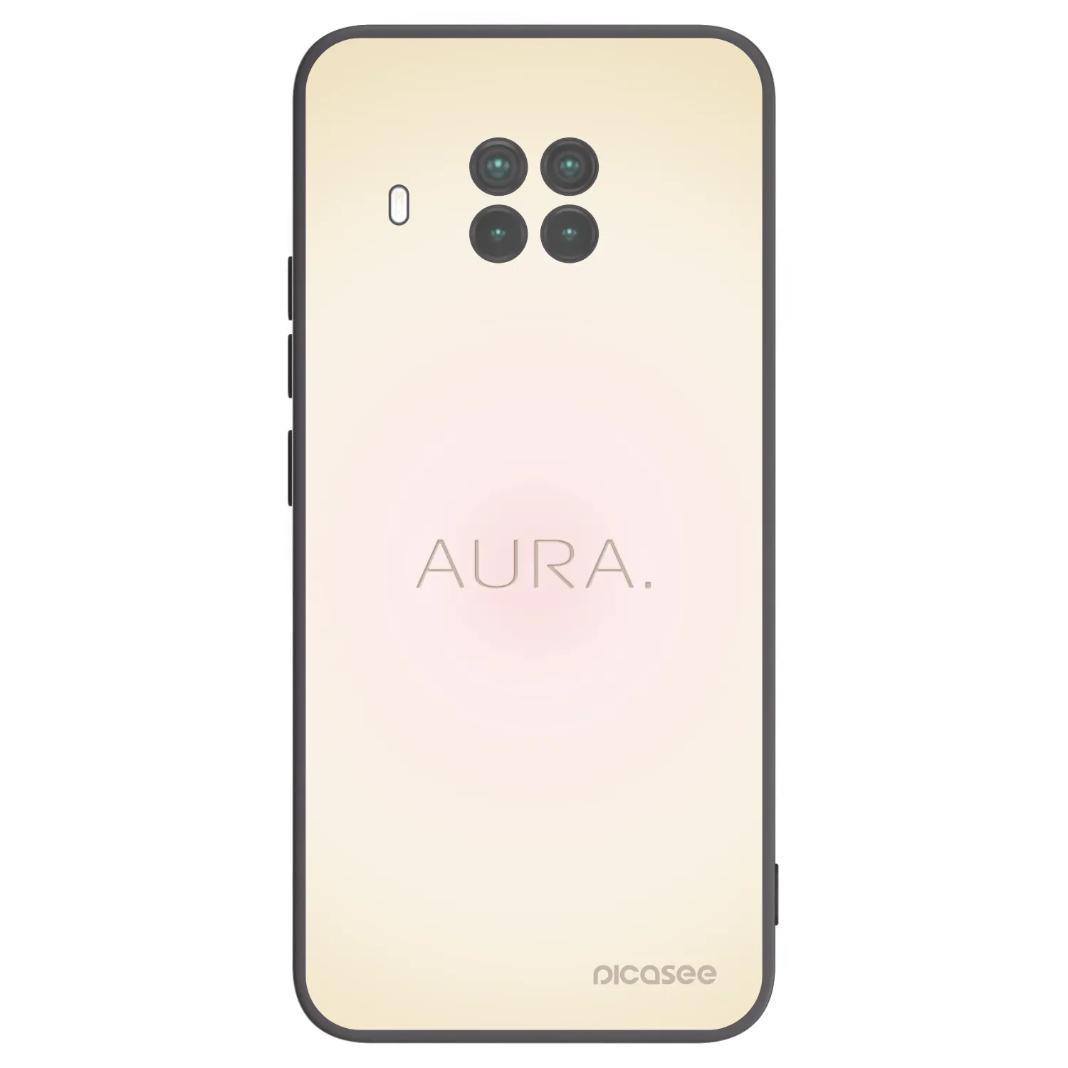 Picasee Xiaomi Mi 10T Lite Hülle - Schwarzes Silikon - Aura
