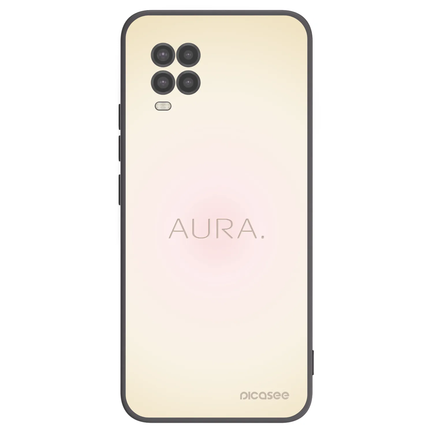 Picasee Xiaomi Mi 10 Lite Hülle - Schwarzes Silikon - Aura