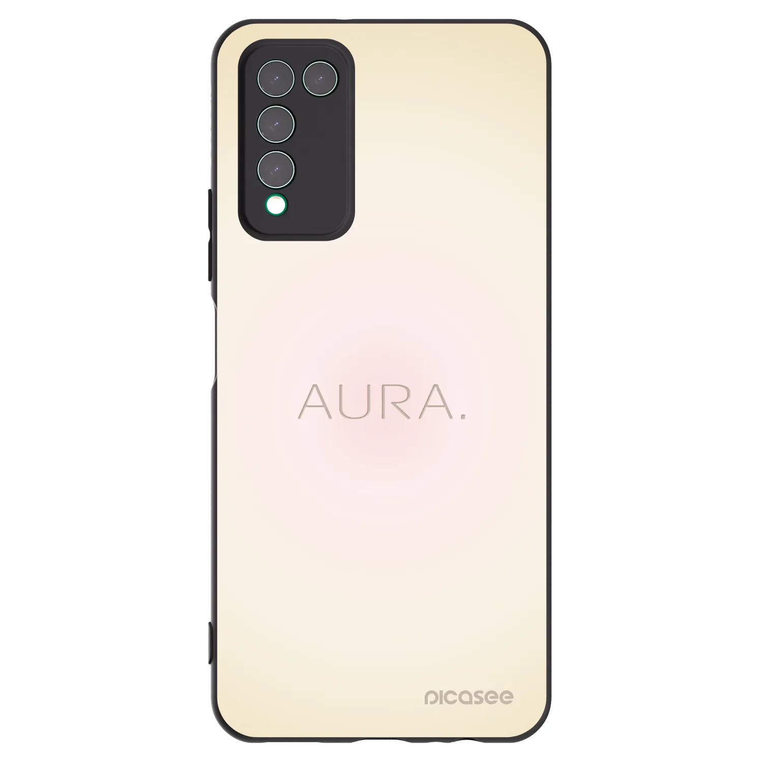 Picasee Honor 10X Lite Hülle - Schwarzes Silikon - Aura