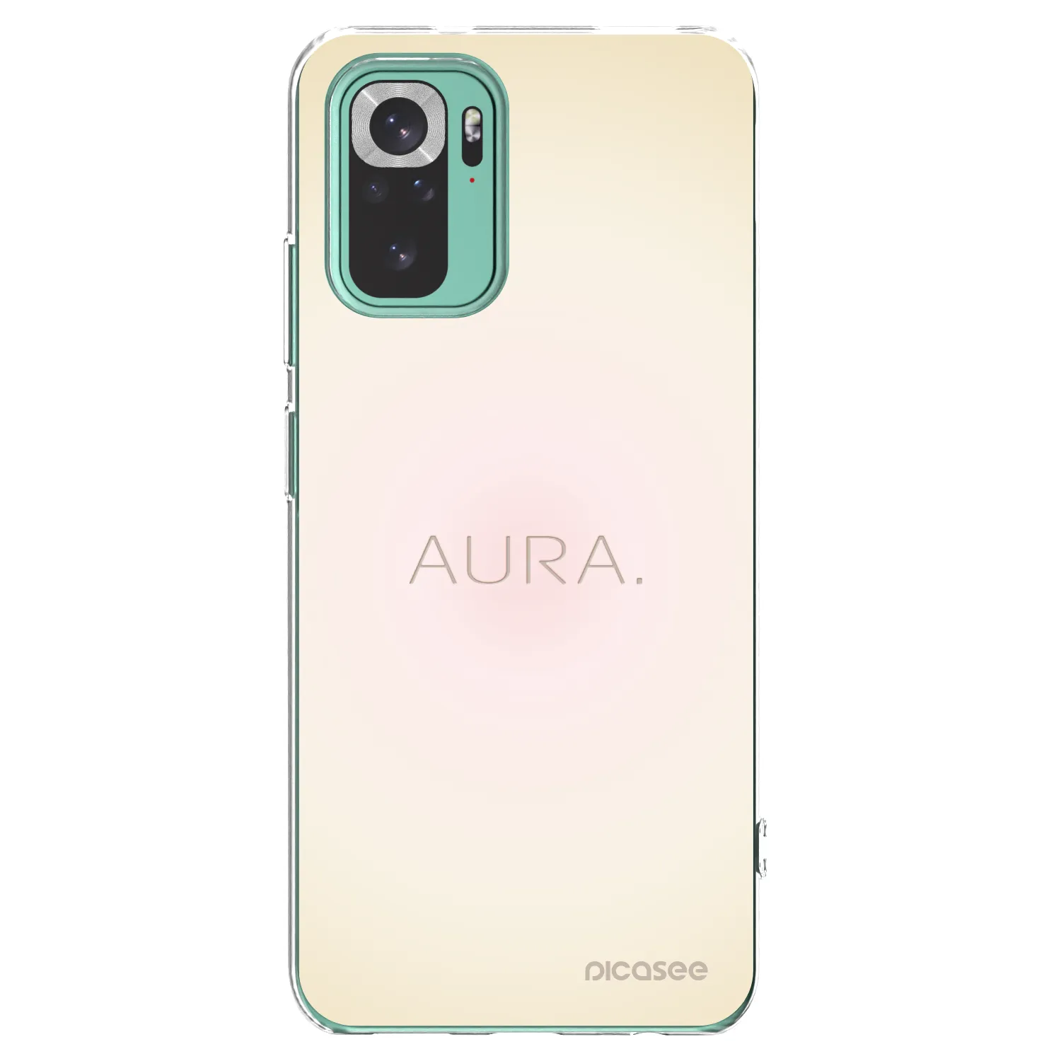 Picasee Xiaomi Redmi Note 10 Pro Hülle - Transparentes Silikon - Aura