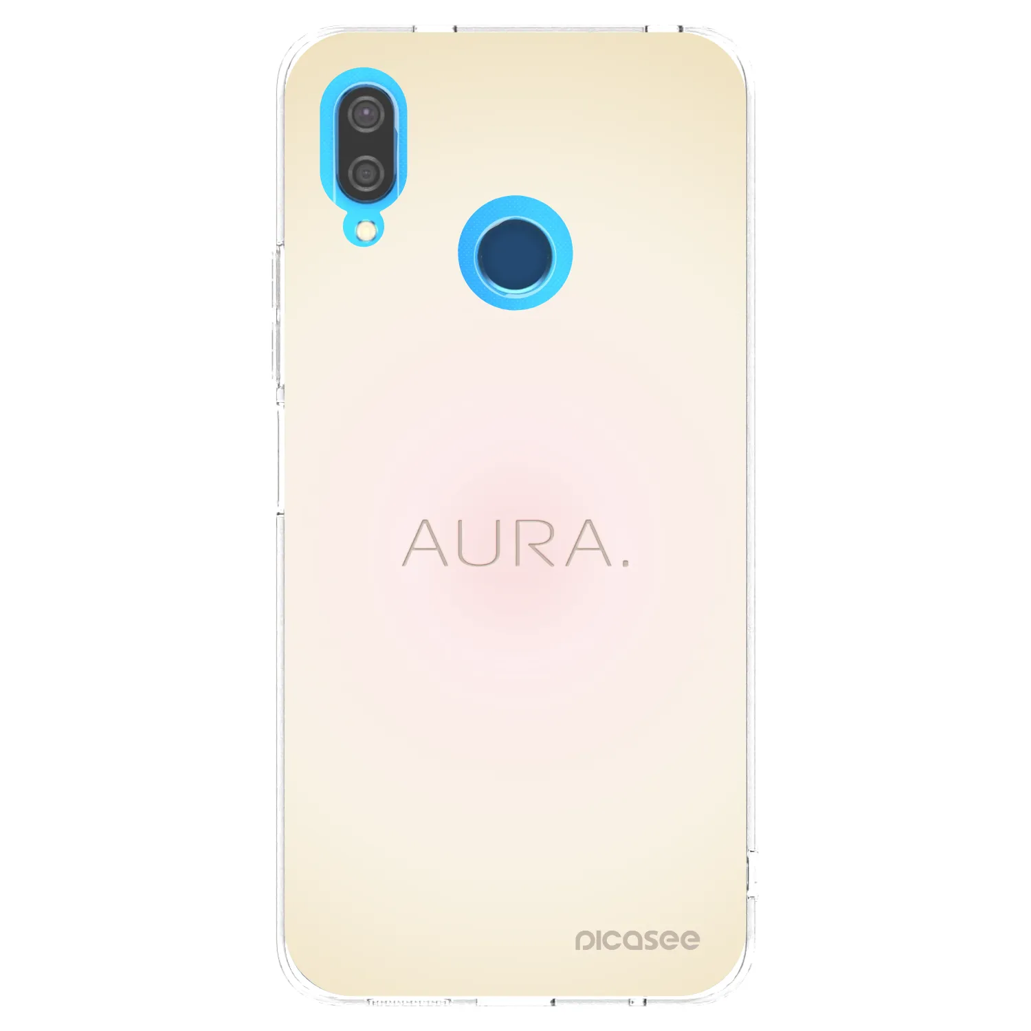 Picasee Huawei P20 Lite Hülle - Transparentes Silikon - Aura