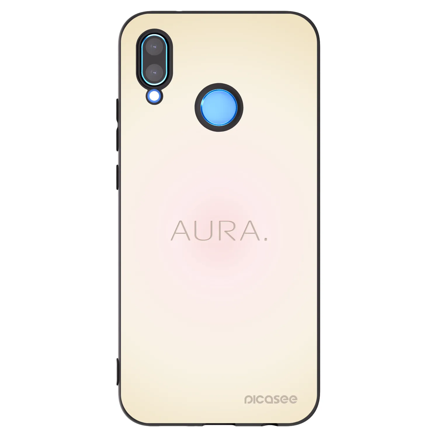Picasee Huawei P20 Lite Hülle - Schwarzes Silikon - Aura
