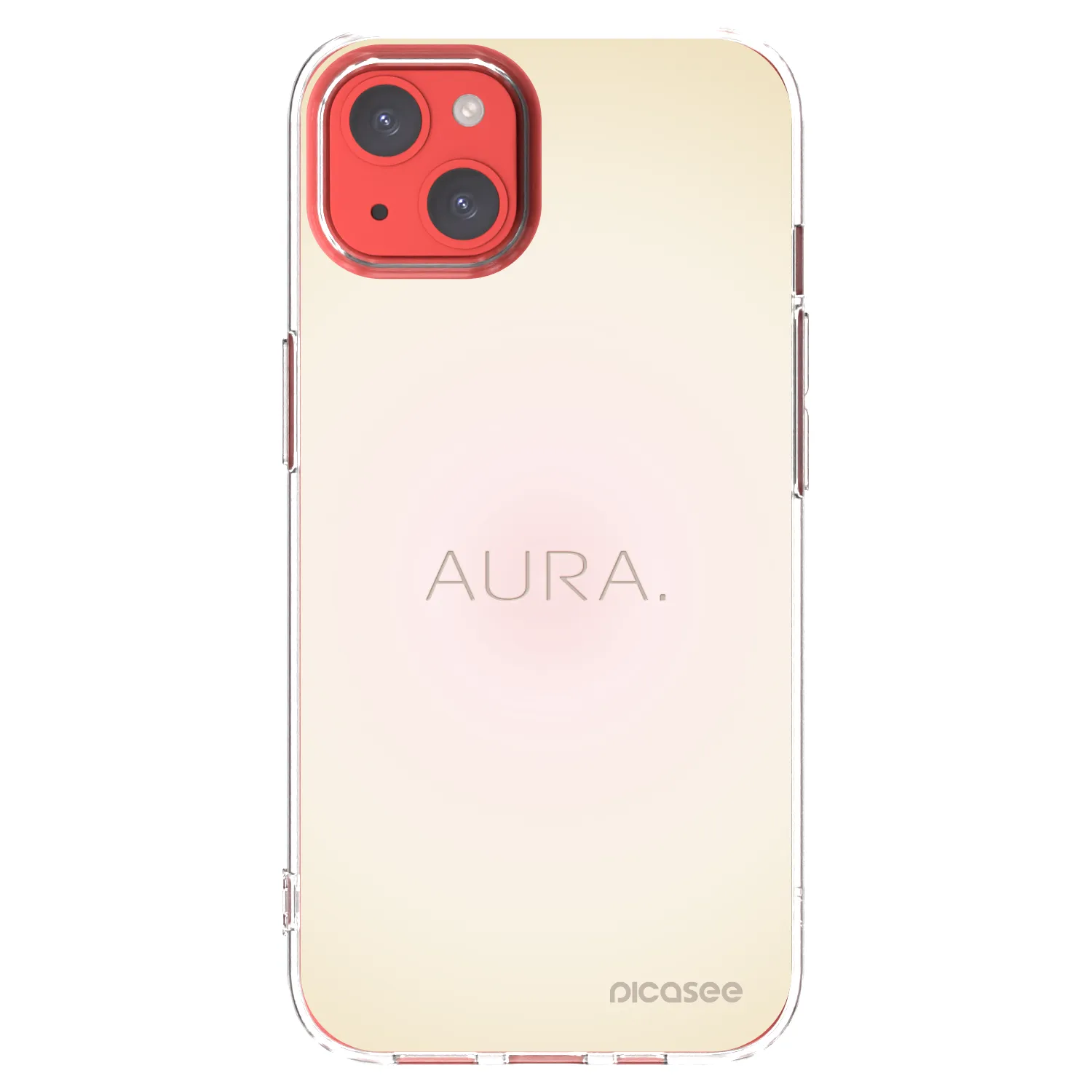 Picasee Apple iPhone 13 Hülle - Transparentes Silikon - Aura