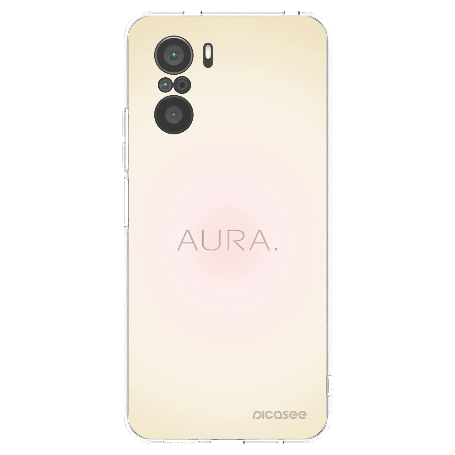 Picasee Xiaomi Poco F3 Hülle - Transparentes Silikon - Aura