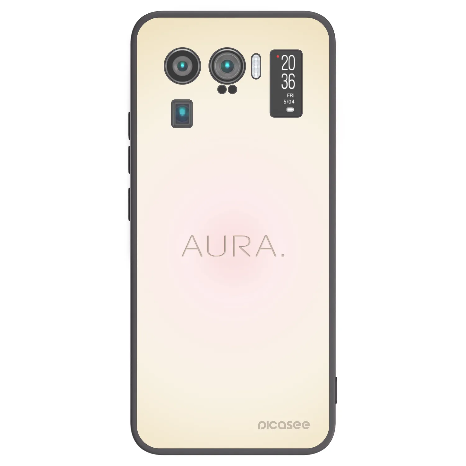 Picasee Xiaomi Mi 11 Ultra Hülle - Schwarzes Silikon - Aura