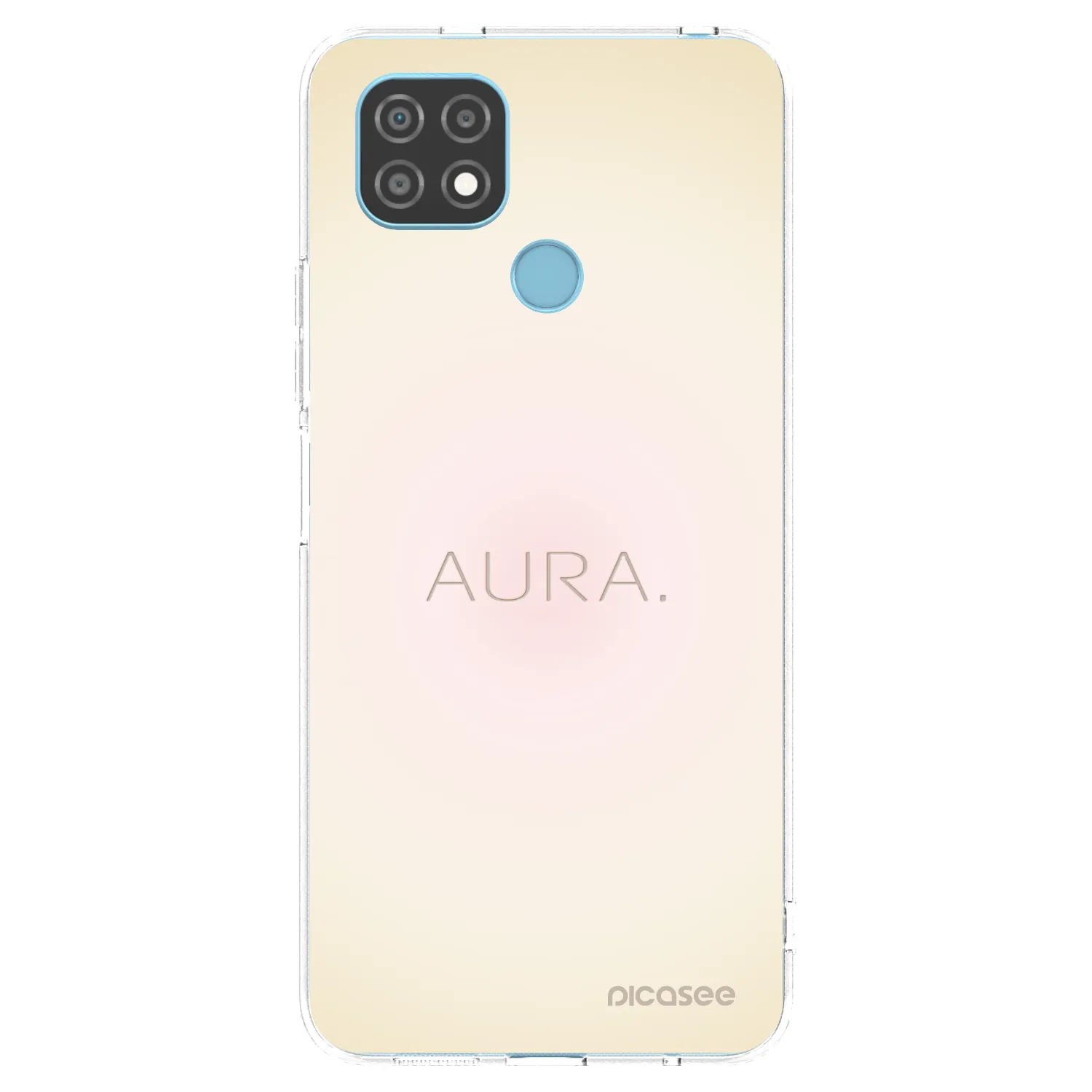 Picasee Realme C21 Hülle - Transparentes Silikon - Aura