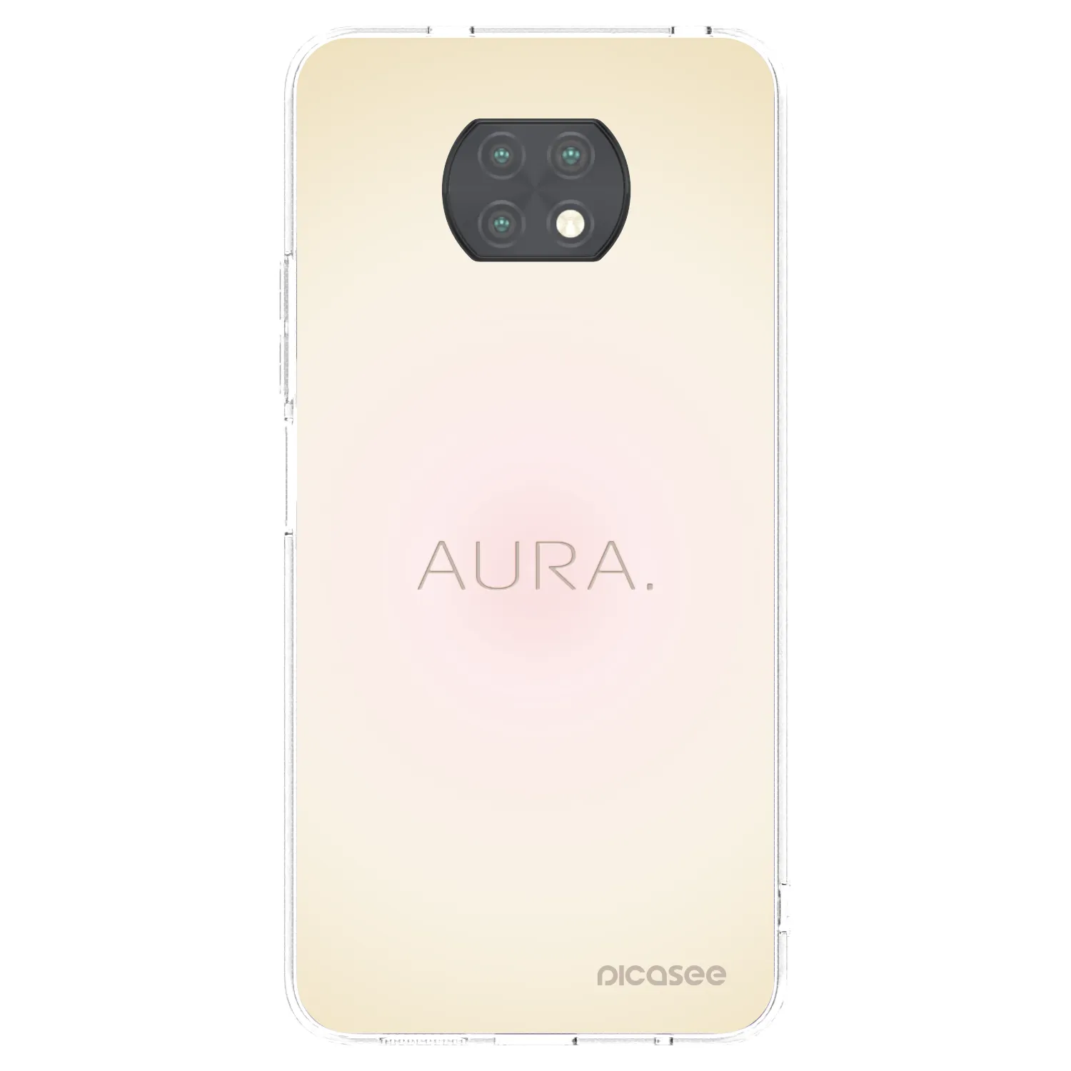 Picasee Xiaomi Redmi Note 9T Hülle - Transparentes Silikon - Aura